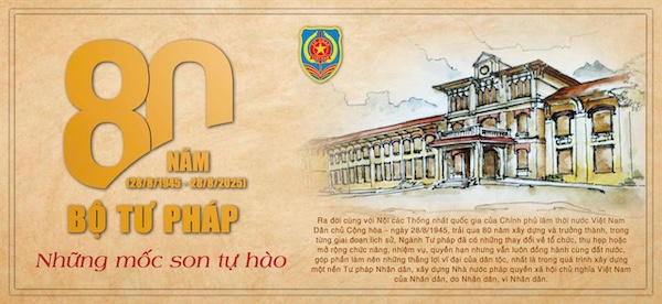 QUÁ TRÌNH HÌNH THÀNH XÂY DỰNG VÀ PHÁT TRIỂN CỦA NGÀNH TƯ PHÁP (1945-2025)