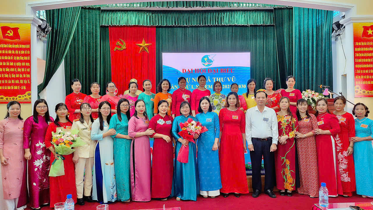 Xã Thư Vũ tổ chức thành công Đại hội đại biểu Phụ nữ  nhiệm kỳ 2025–2030
