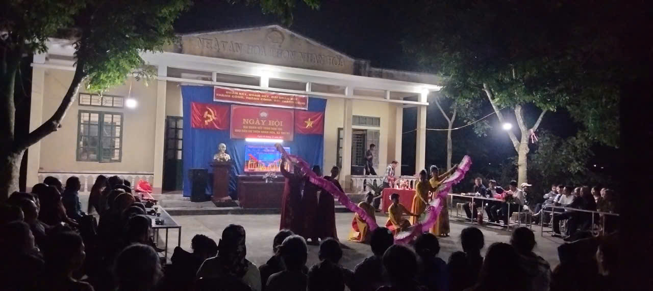 *NGÀY HỘI ĐẠI ĐOÀN KẾT TOÀN DÂN TỘC*  KHU DÂN CƯ THÔN NHÂN HÒA – XÃ THƯ VŨ – TỈNH HƯNG YÊN