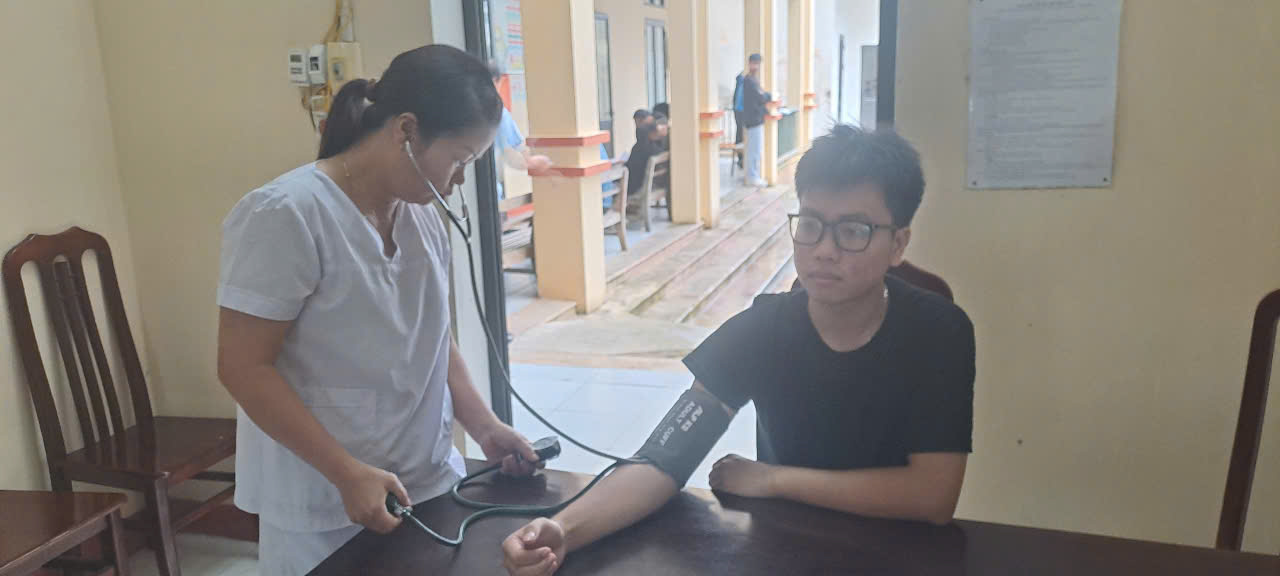Hội đồng nghĩa vụ quân sự xã Thư Vũ tiếp tục lịch Khám sơ tuyển nghĩa vụ quân sự năm 2026
