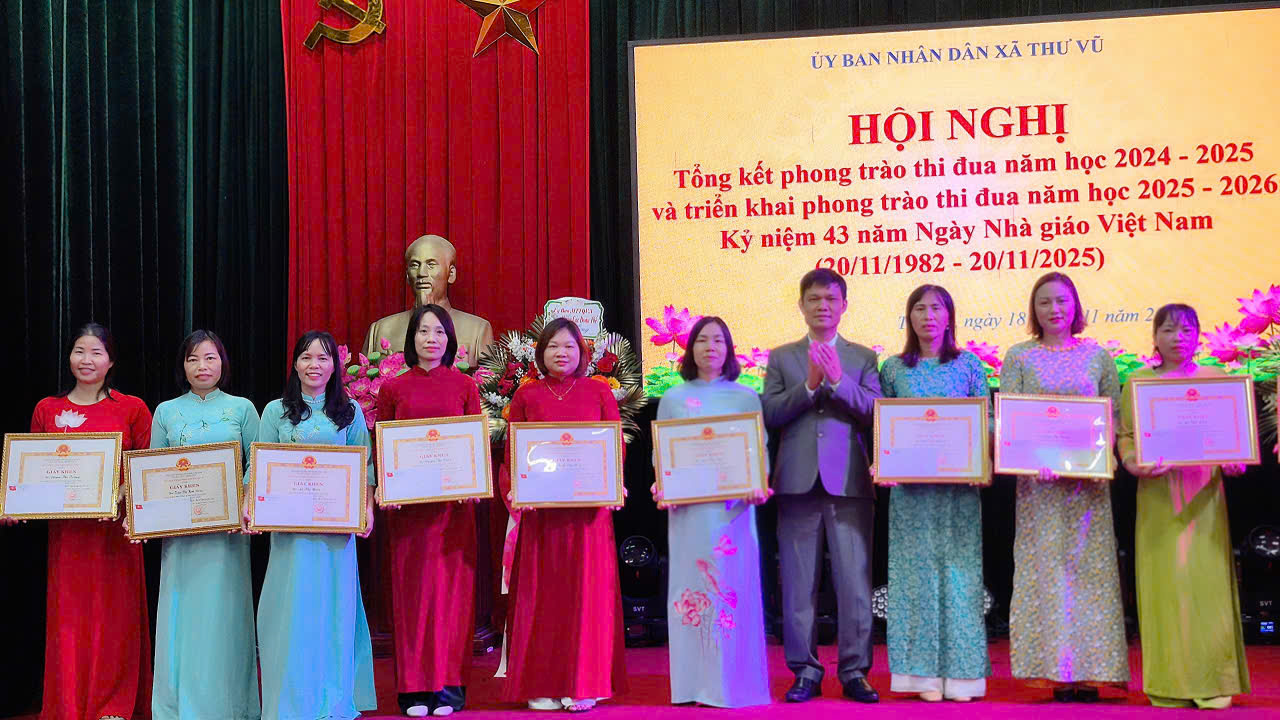Thư Vũ tổng kết phong trào thi đua năm học 2024–2025, triển khai nhiệm vụ năm học 2025–2026và kỷ niệm 43 năm Ngày Nhà giáo Việt Nam (20/11/1982–20/11/2025)