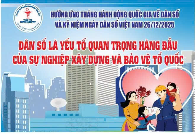 TRUYỀN THÔNG NGÀY DÂN SỐ VIỆT NAM 26/12
