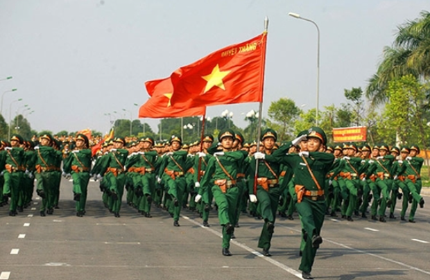 Quân đội nhân dân vững bước dưới cờ Đảng quang vinh