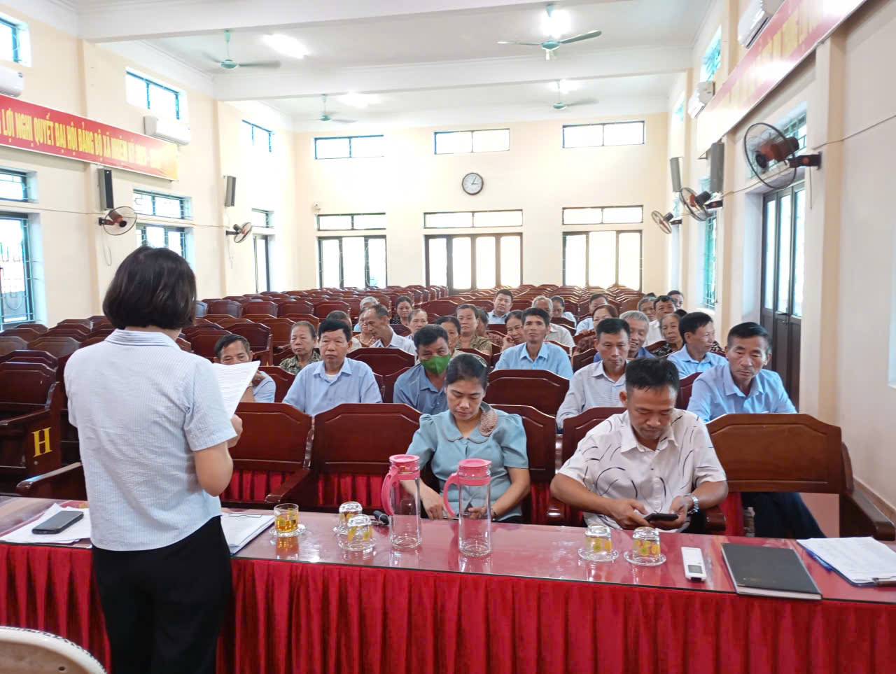 Hội Nông dân xã tổ chức cuộc họp BCH kỳ thứ nhất