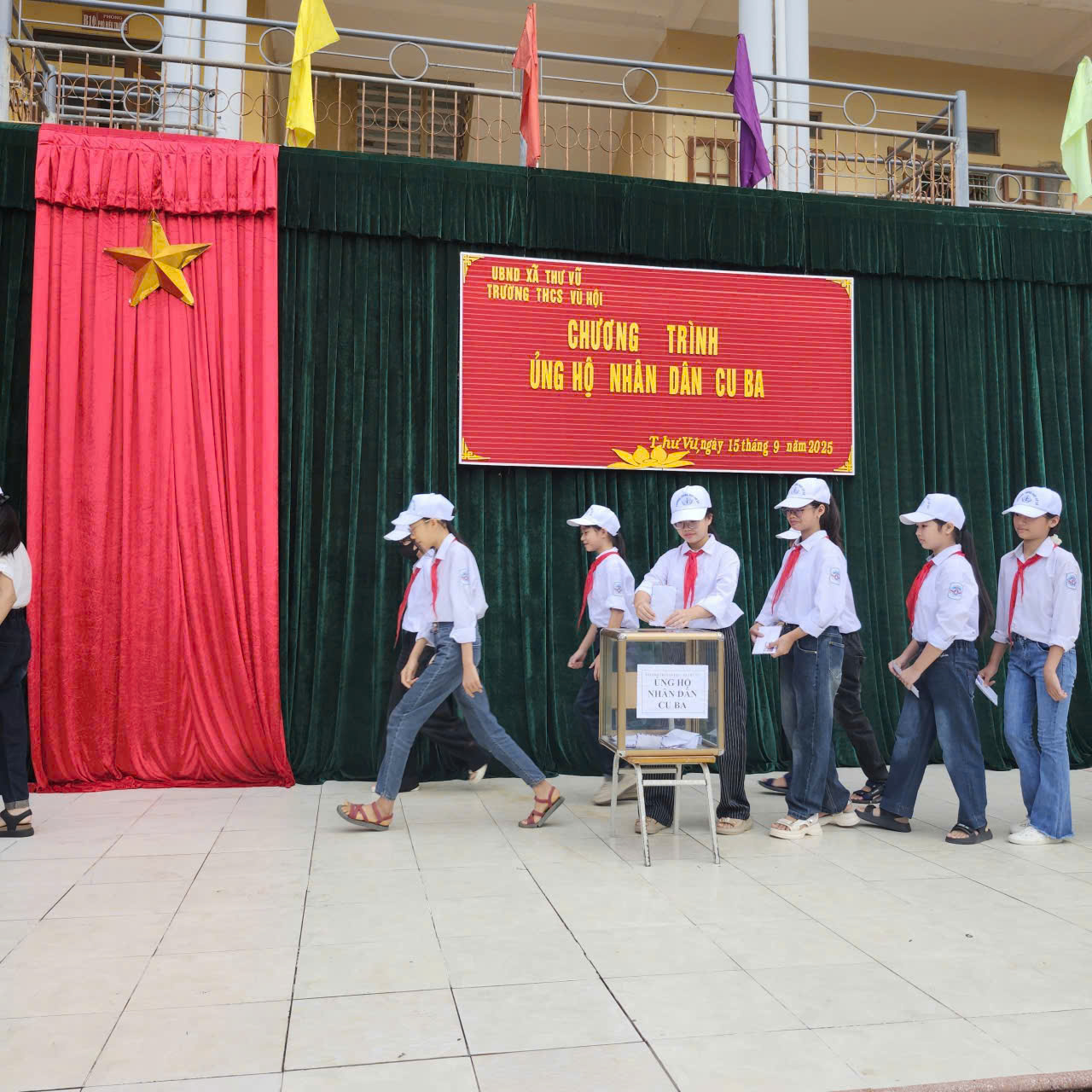 Xã Thư Vũ vận động ủng hộ nhân dân Cuba nhân kỷ niệm 65 năm  thiết lập quan hệ ngoại giao giữa Việt Nam – Cuba