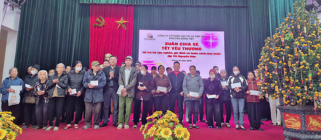 XÃ THƯ VŨ TỔ CHỨC CHƯƠNG TRÌNH TRAO QUÀ TẾT CHO HỘ CẬN NGHÈO, HỘ KHÓ KHĂN NHÂN DỊP TẾT NGUYÊN ĐÁN BÍNH NGỌ 2026