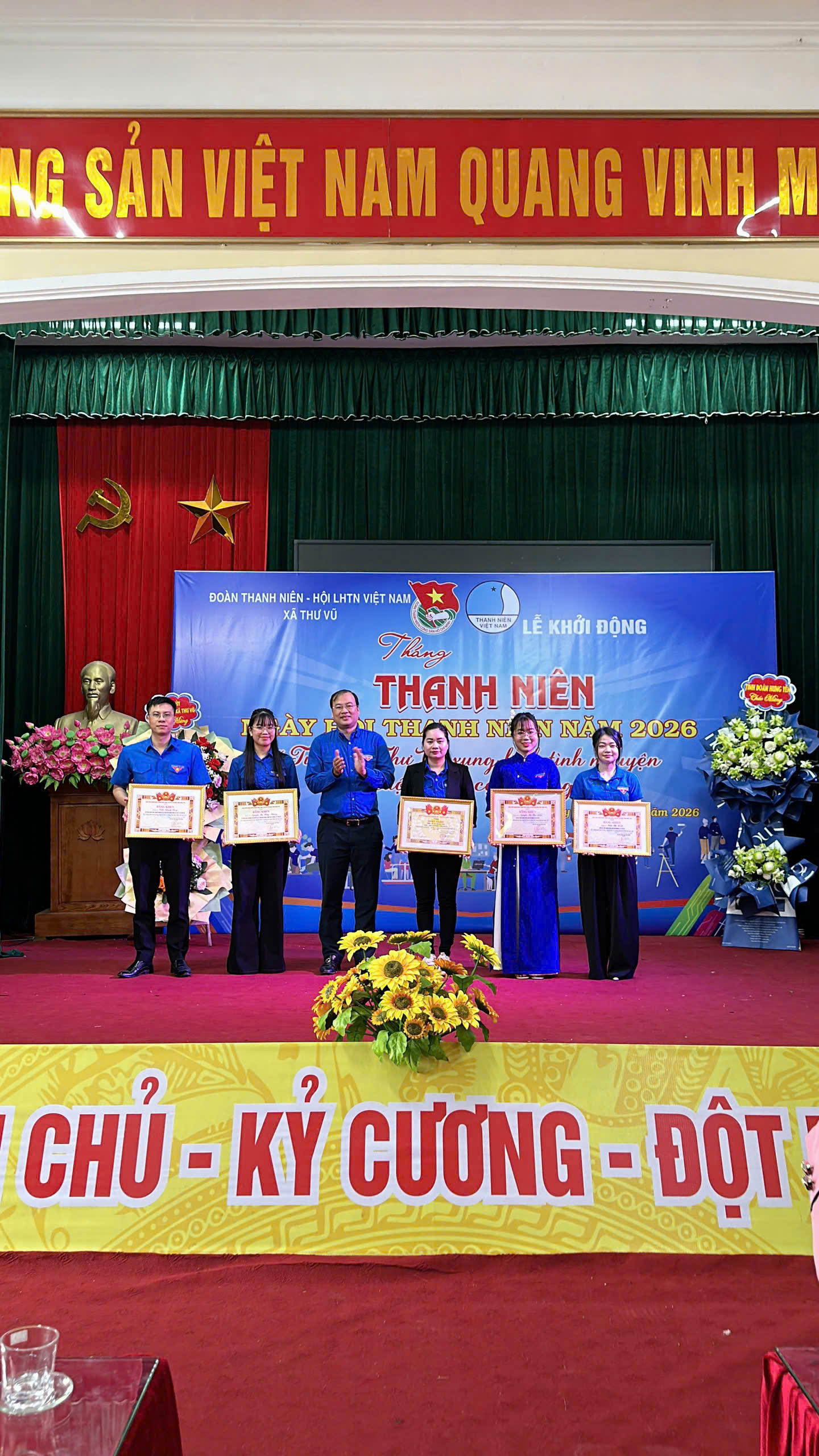 ĐOÀN TNCS Đoàn Thanh niên Cộng sản Hồ Chí Minh XÃ THƯ VŨ  Khởi động Tháng Thanh niên năm 2026 và Ngày hội Thanh niên