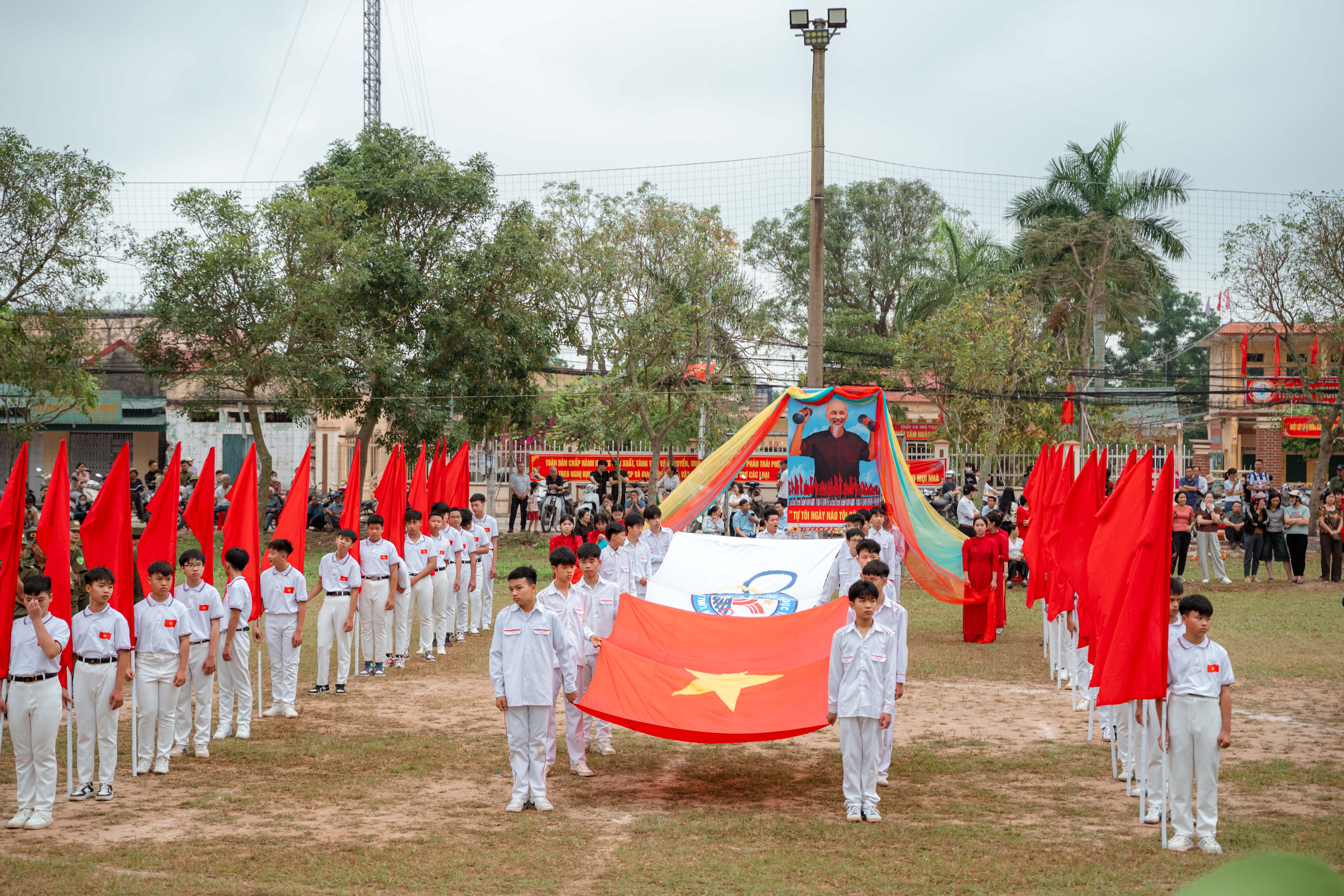 TƯNG BỪNG LỄ KHAI MẠC ĐẠI HỘI THỂ DỤC THỂ THAO XÃ THƯ VŨ LẦN THỨ I, NĂM 2026:  DẤU ẤN LỊCH SỬ CỦA TINH THẦN ĐOÀN KẾT SAU SÁP NHẬP