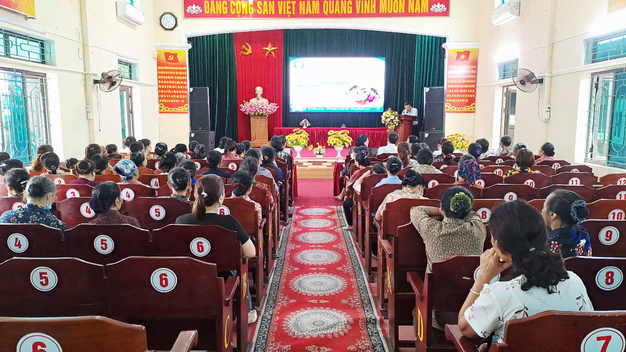 Hội LHPN xã Thư Vũ phối hợp tổ chức Hội nghị truyền thông phân loại rác thải tại nguồn khu vực Vũ Hội năm 2026