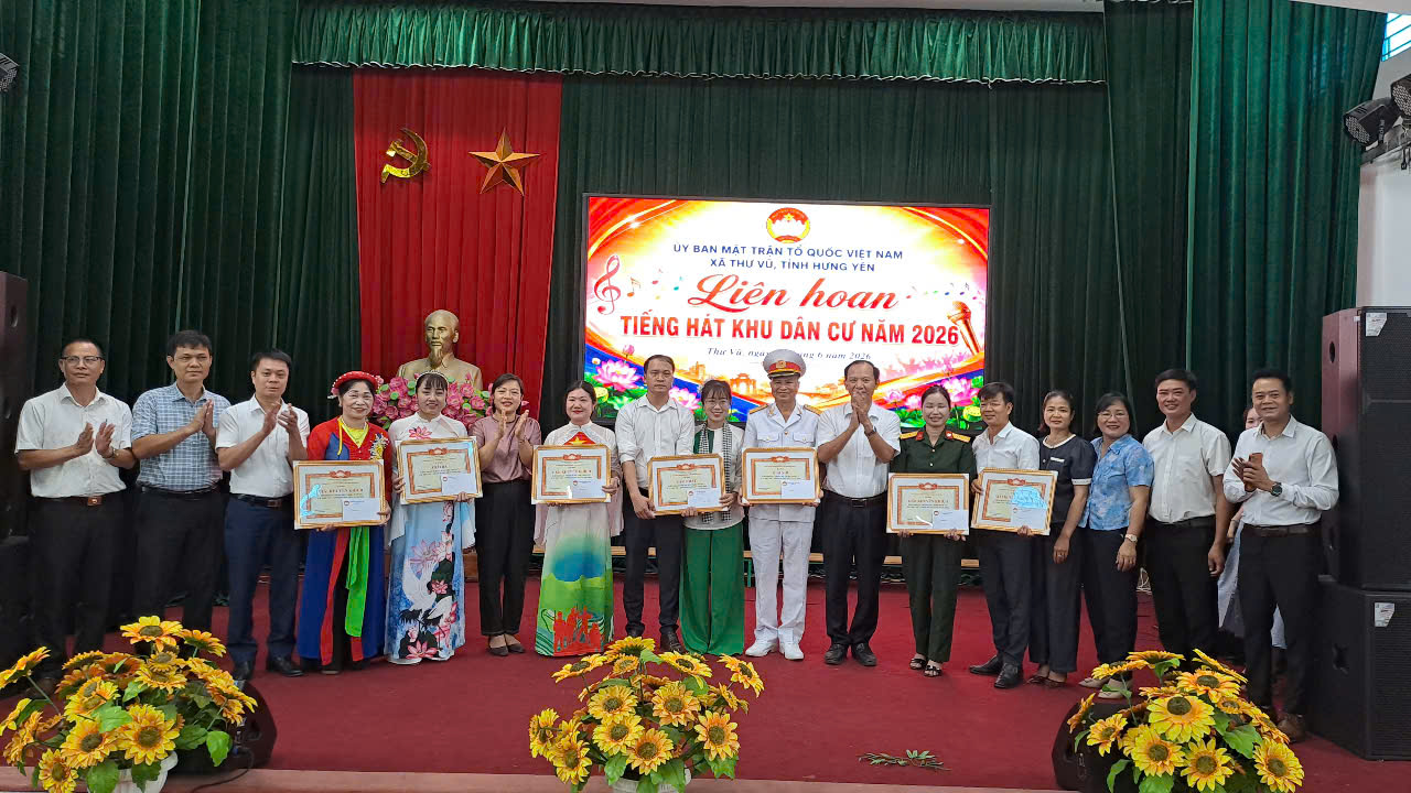 LIÊN HOAN TIẾNG HÁT KHU DÂN CƯ XÃ THƯ VŨ NĂM 2026