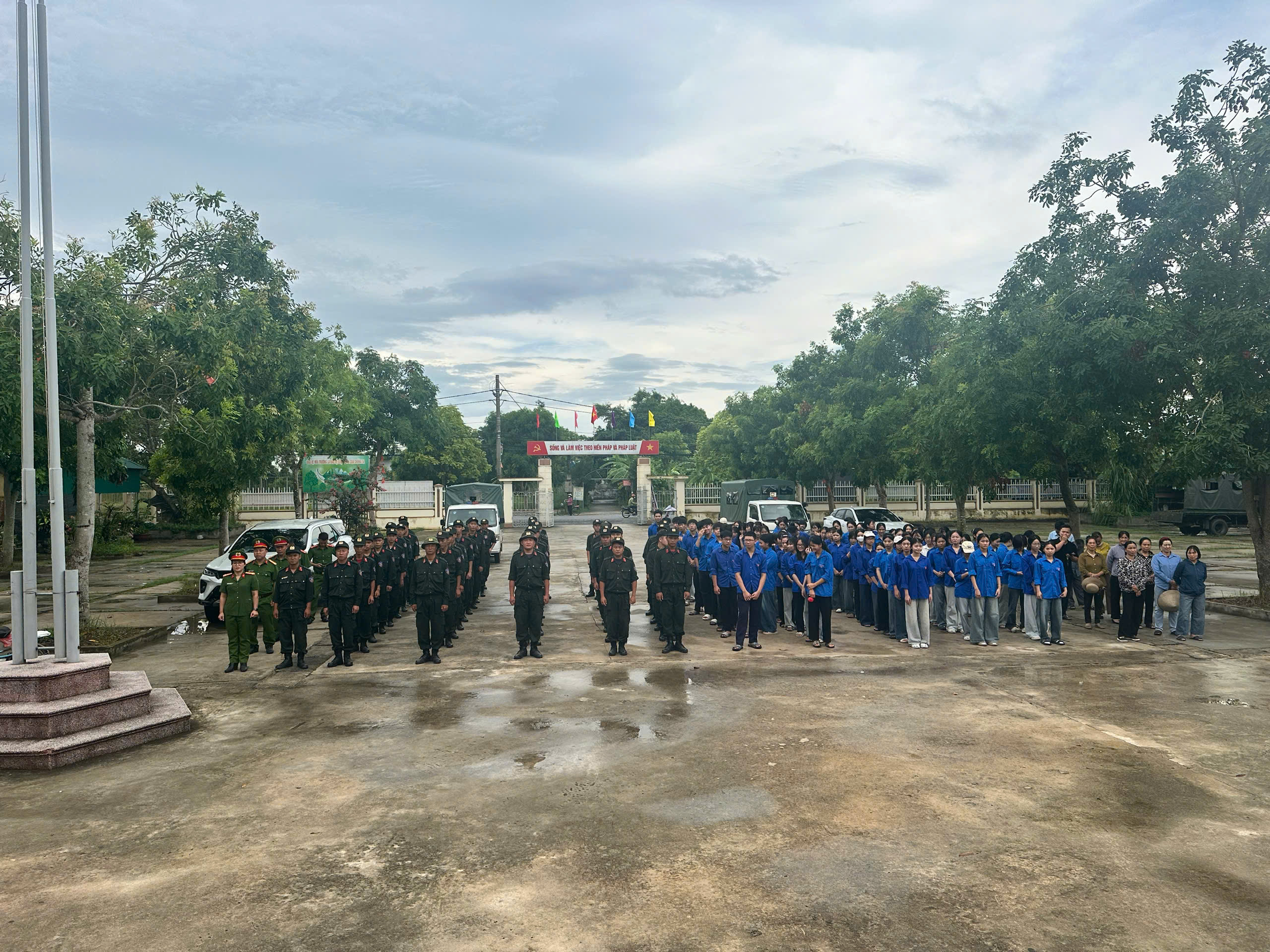 TUYÊN TRUYỀN RA QUÂN BẢO ĐẢM TRẬT TỰ CÔNG CỘNG,  VỆ SINH MÔI TRƯỜNG VÀ CHỦ ĐỘNG PHÒNG, CHỐNG THIÊN TAI NĂM 2026