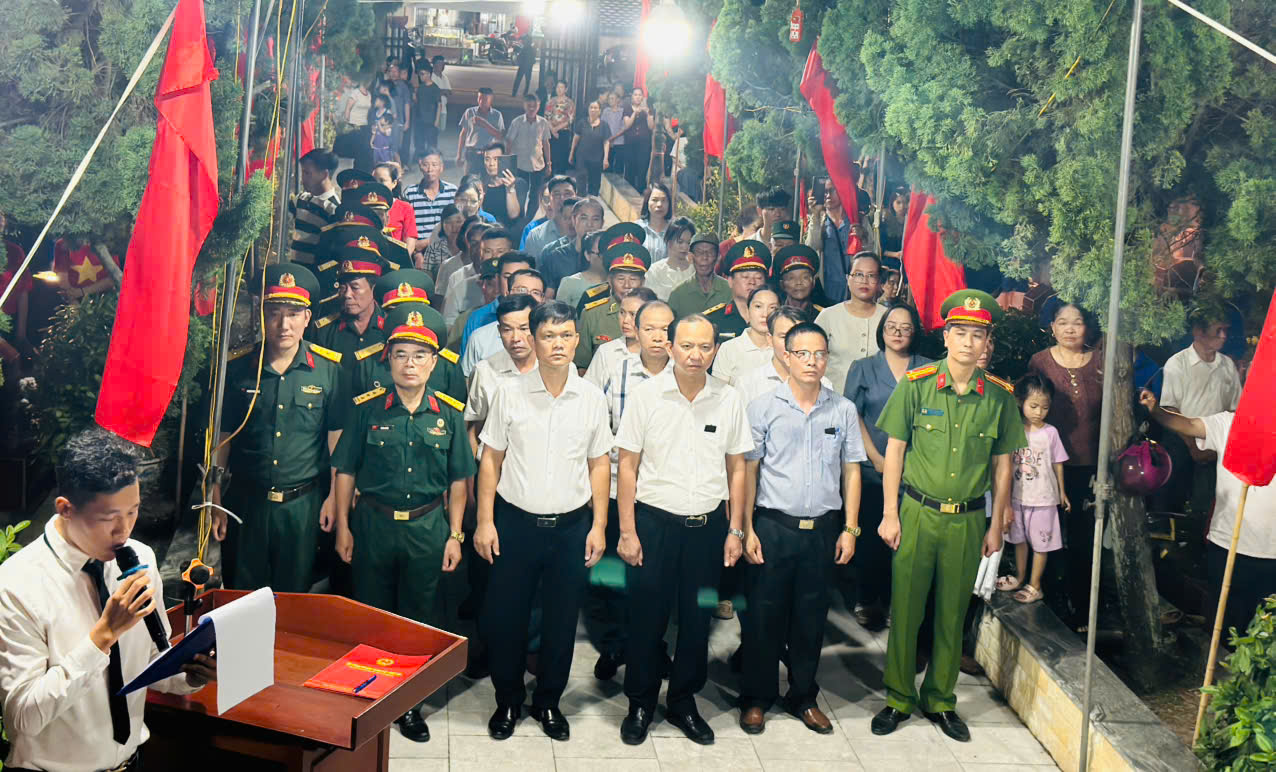 THƯ VŨ TỔ CHỨC LỄ THẮP NẾN TRI ÂN CÁC ANH HÙNG LIỆT SĨ NHÂN KỶ NIỆM 79 NĂM NGÀY THƯƠNG BINH-LIỆT SĨ (27/7/1947-27/7/2026)