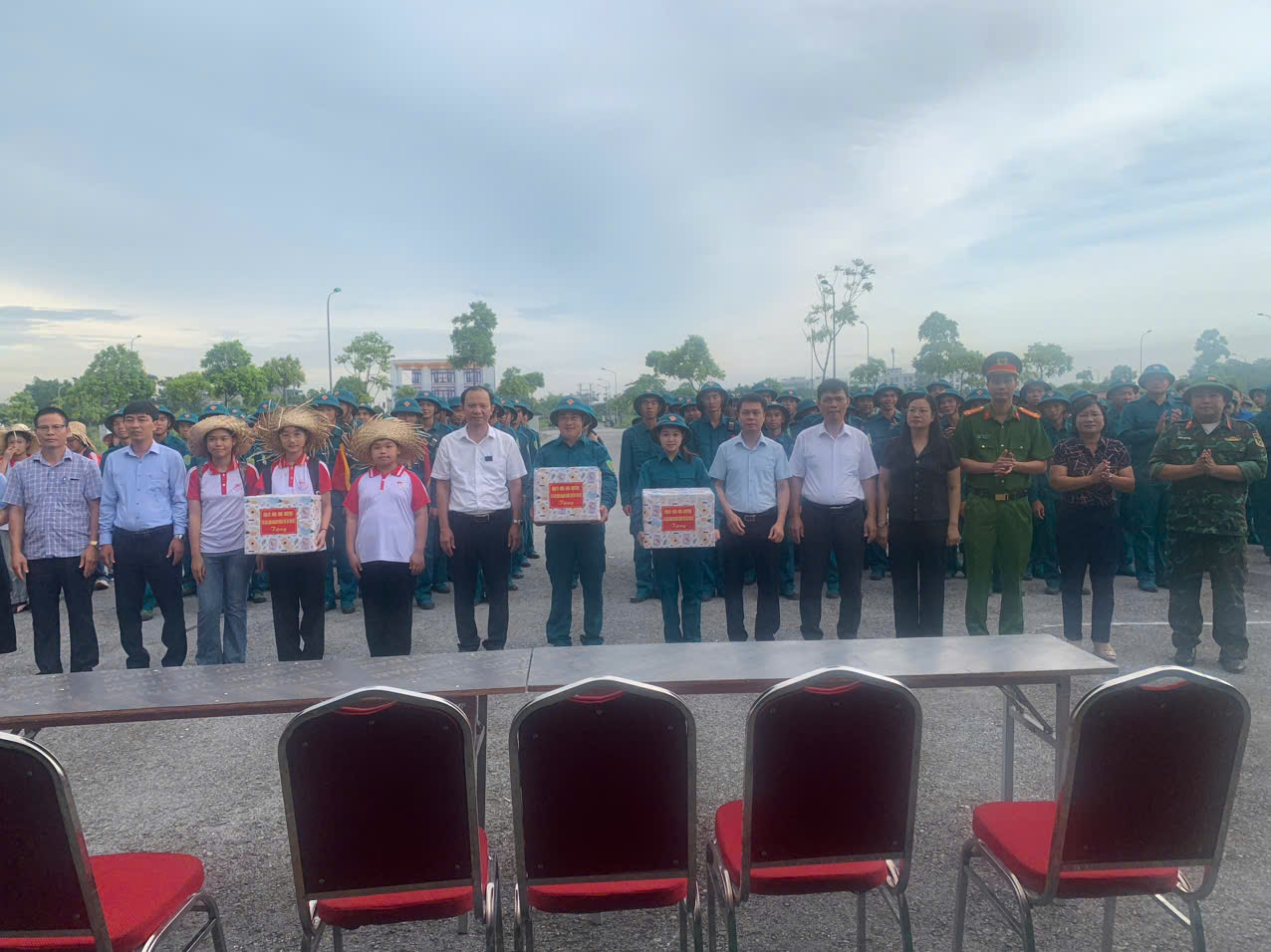 LÃNH ĐẠO ĐẢNG UỶ - HĐND - UBND - UỶ BAN MTTQVN VÀ CÁC BAN NGÀNH ĐOÀN THỂ XÃ THƯ VŨ KIỂM TRA, ĐỘNG VIÊN LỰC LƯỢNG THAM GIA HUẤN LUYỆN THỰC BINH DIỄN TẬP CHIẾN ĐẤU PHÒNG THỦ NĂM 2026