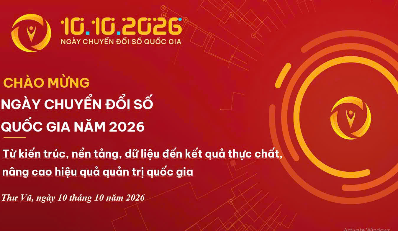 XÃ THƯ VŨ PHÁT ĐỘNG HƯỞNG ỨNG NGÀY CHUYỂN ĐỔI SỐ QUỐC GIA 10/10 VÀ KHAI MẠC CÁC LỚP TẬP HUẤN KỸ NĂNG SỐ NĂM 2026
